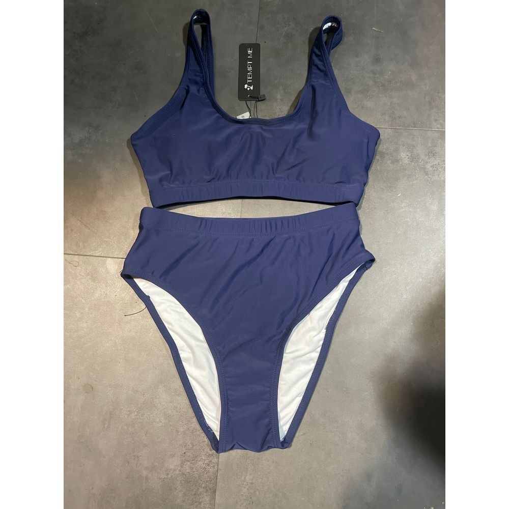 Two-piece navy blue swimwear size extra‎ small A-14